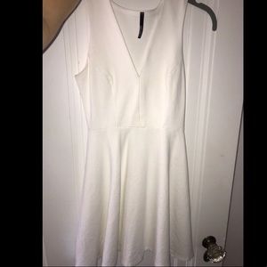 flowy white mini dress from Lulu’s